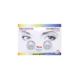 PRETTY MONTHLY CONTACT LENS RADIANT EFFECT DARK GREEN
