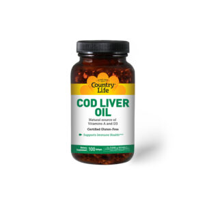 COUNTRY LIFE COD LIVER OIL SOFTGEL 100S