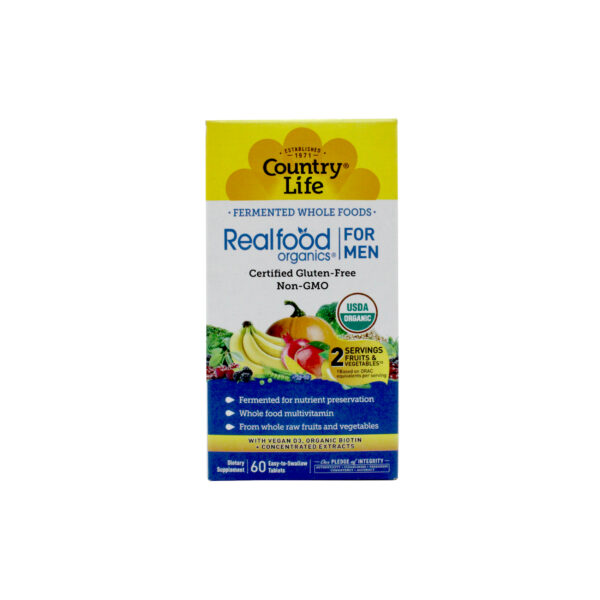 COUNTRY LIFE REAL FOOD ORGANICS MENS DAILY NUTRITION