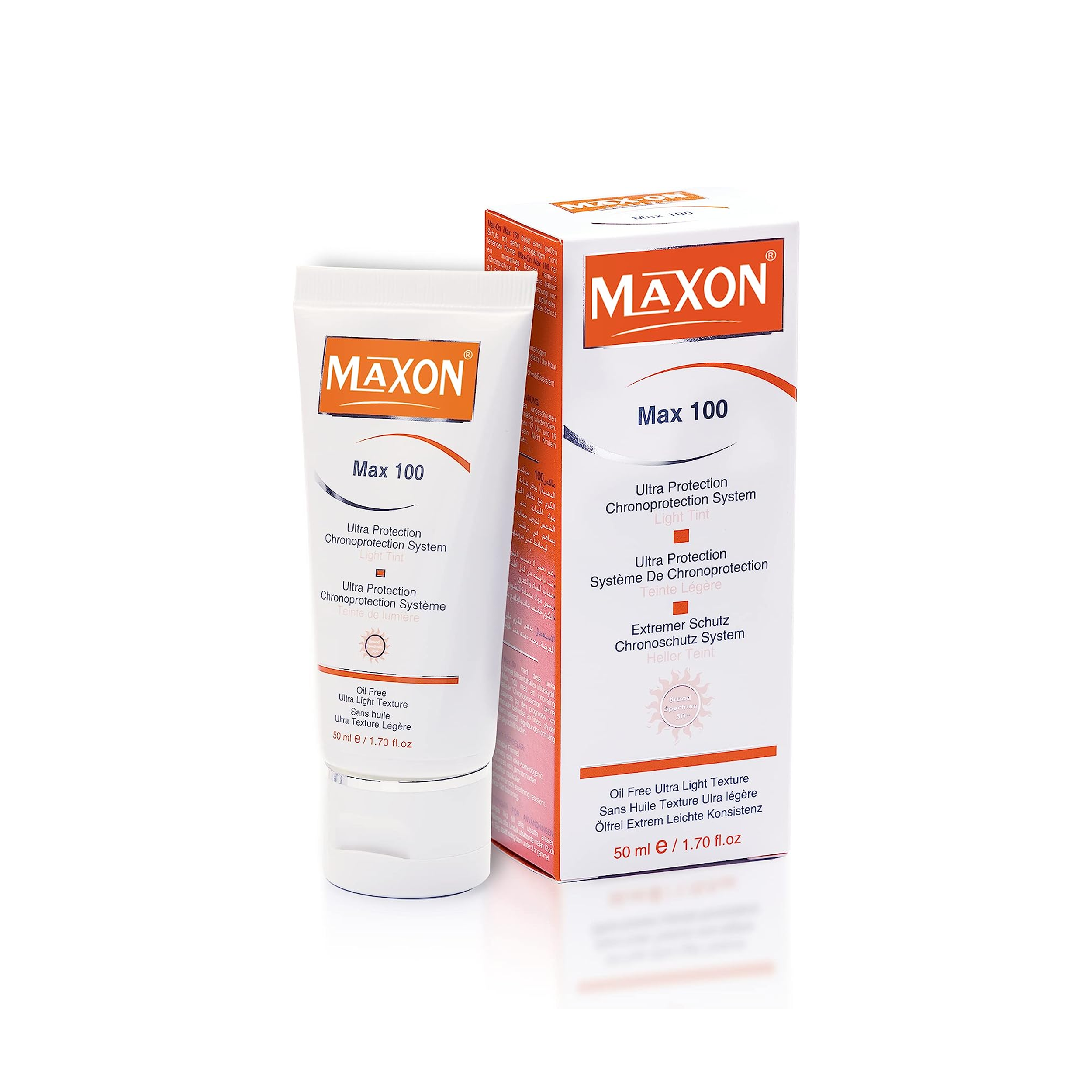 MAXON MAX 100 LIGHT TINTED 50ML